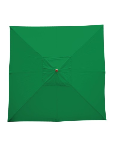 Parasol carré Bolero 2,5m vert - Ombre et protection
