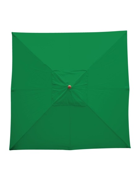 Parasol carré Bolero 2,5m vert - Ombre et protection