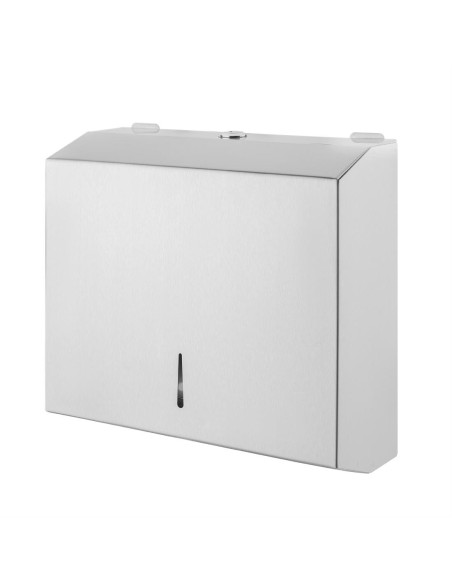 Distributeur d'essuie-mains Jantex en inox - solide et hygiénique