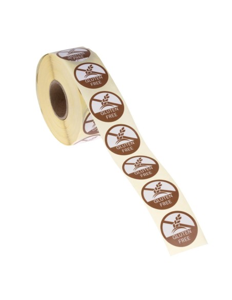 Etiquettes Sans gluten Hygiplas - lot de 1000