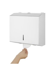 Distributeur d'essuie-mains Jantex en inox - solide et hygiénique 2