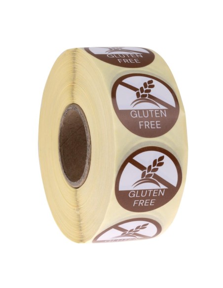 Etiquettes Sans gluten Hygiplas - lot de 1000