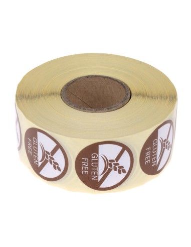 Etiquettes Sans gluten Hygiplas - lot de 1000