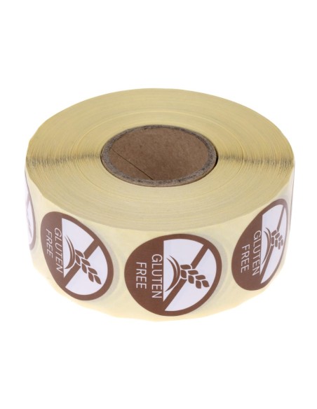 Etiquettes Sans gluten Hygiplas - lot de 1000