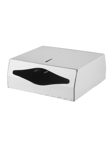 Distributeur d'essuie-mains Jantex en inox - solide et hygiénique