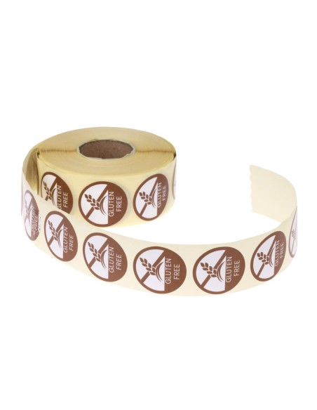 Etiquettes Sans gluten Hygiplas - lot de 1000