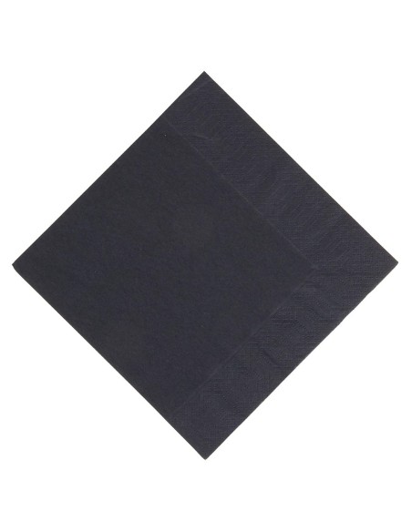 Serviettes snacking noires Duni 330 mm - 1000 pcs