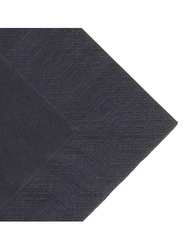 Serviettes snacking noires Duni 330 mm - 1000 pcs