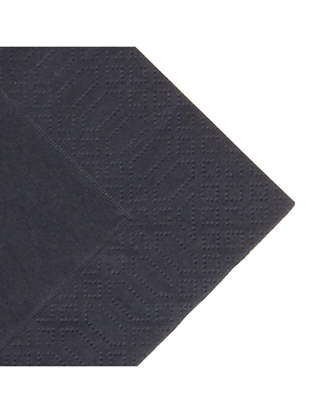 Serviettes snacking noires Duni 330 mm - 1000 pcs