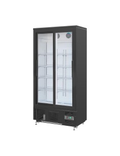Arrière-bar vertical double porte Polar Série G - 490 L 2