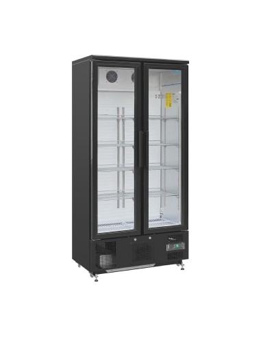 Arrière-bar vertical double porte Polar 490L - 400W