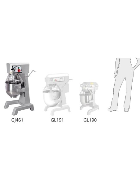 Batteur planétaire Buffalo 29L - 1,5kW, haute capacité