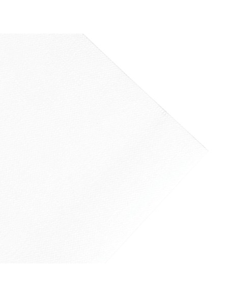 Serviettes déjeuner blanches compostables Duni 400mm - lot 750