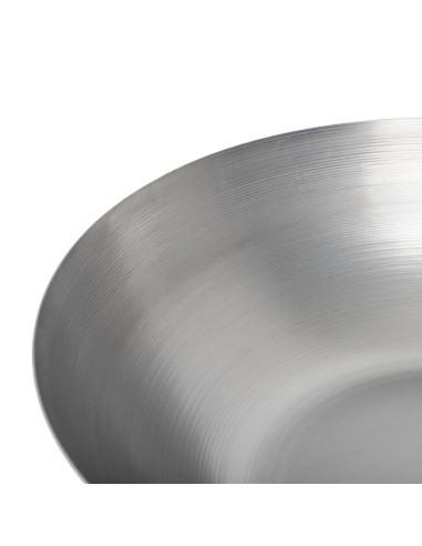 Wok fond plat London Wok 330 mm - Acier doux