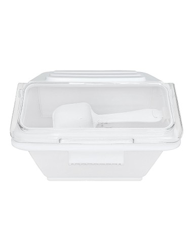 Bac à ingrédients Vogue 7,5 L - Polypropylène blanc
