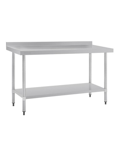 Table en inox Vogue 1500x700 mm - Préparation cuisine
