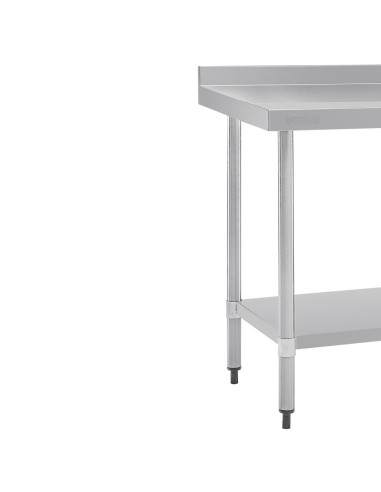 Table en inox Vogue 1500x700 mm - Préparation cuisine