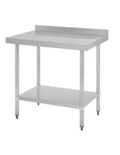 Table en inox Vogue 900x700 mm - préparation cuisine