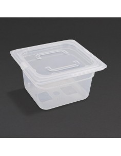 Bac Vogue GN 1/6 1,5 L avec couvercle - lot de 4