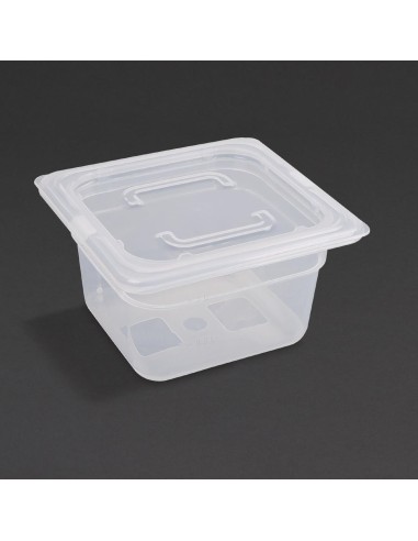 Bac Vogue GN 1/6 1,5 L avec couvercle - lot de 4
