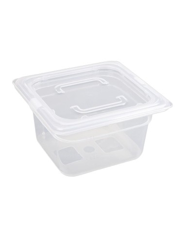 Bac Vogue GN 1/6 1,5 L avec couvercle - lot de 4