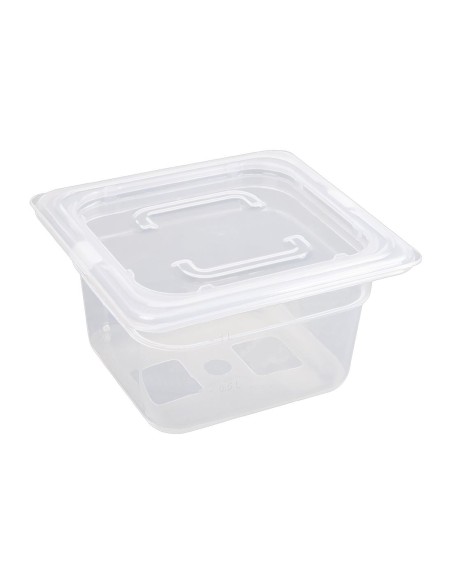 Bac Vogue GN 1/6 1,5 L avec couvercle - lot de 4