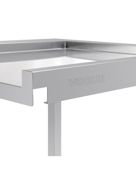 Table de sortie gauche pour lave-vaisselle à capot Vogue 600mm