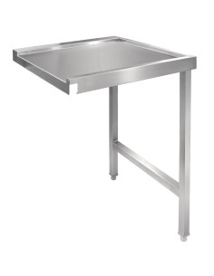 Table de sortie droite pour lave-vaisselle à capot Vogue 600mm
