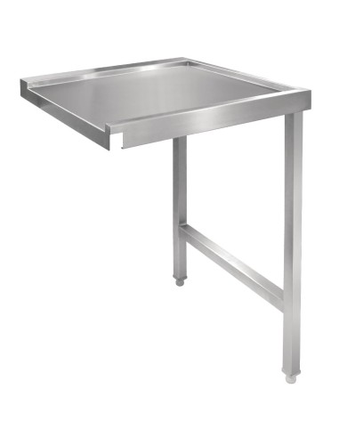 Table de sortie droite pour lave-vaisselle à capot Vogue 600mm