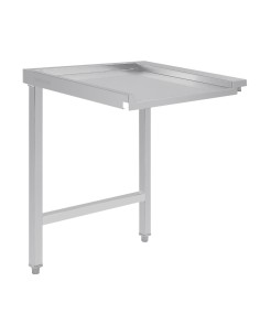 Table de sortie droite pour lave-vaisselle à capot Vogue 600mm 2