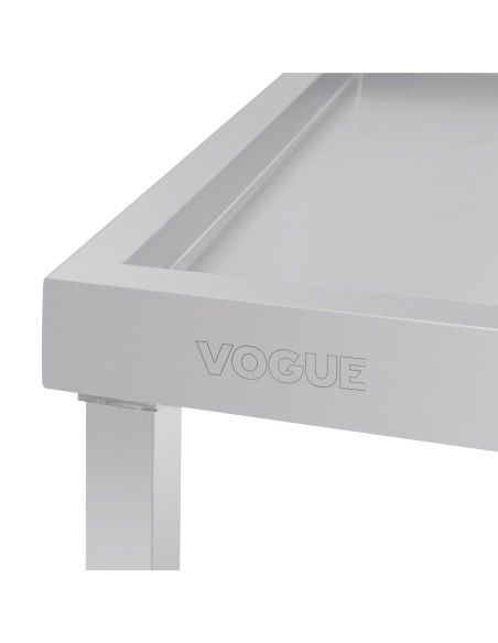 Table de sortie droite pour lave-vaisselle à capot Vogue 600mm