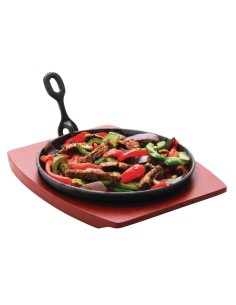 Plat en fonte rond Olympia 220 mm - cuisson professionnelle 2