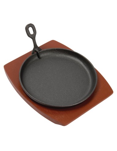 Plat en fonte rond Olympia 220 mm - cuisson professionnelle