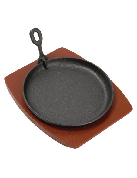 Plat en fonte rond Olympia 220 mm - cuisson professionnelle