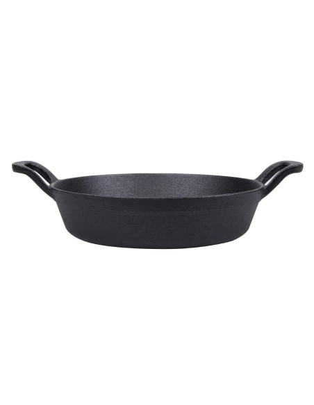 Plat en fonte rond à oreilles Olympia - 760 ml