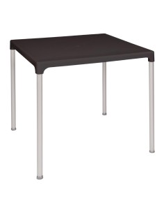 Table carrée Bolero noire 750 mm - Intérieur/extérieur