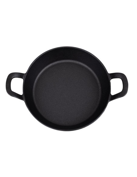 Plat en fonte rond à oreilles Olympia - 760 ml