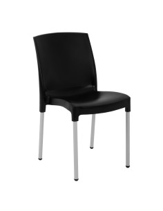 Chaises bistro empilables Bolero noires - lot de 4