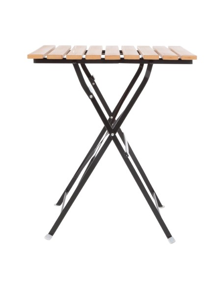 Table bistro carrée Bolero 600 mm - imitation bois