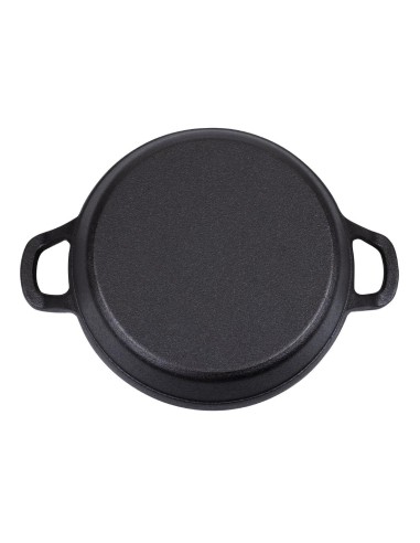Plat en fonte rond à oreilles Olympia - 760 ml