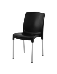 Chaises bistro empilables Bolero noires - lot de 4 2