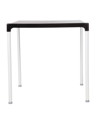 Table carrée Bolero noire 750 mm - Intérieur/extérieur