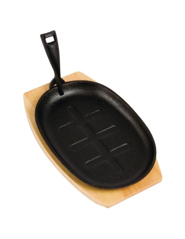 Plat en fonte ovale Olympia 280x190 mm
