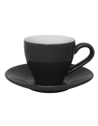 Tasses à espresso Olympia Café grises 100 ml - Lot de 12