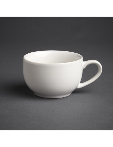 Tasses à café Olympia blanches 228 ml - lot de 12
