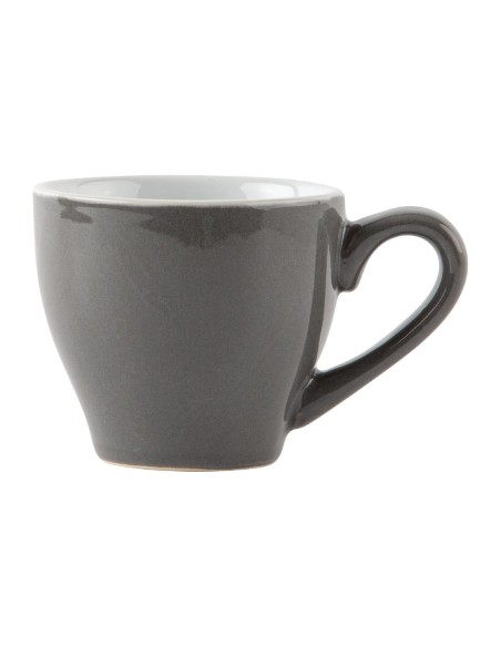 Tasses à espresso Olympia Café grises 100 ml - Lot de 12