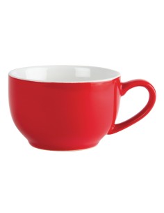 Tasses à café Olympia rouges 228 ml - Lot de 12