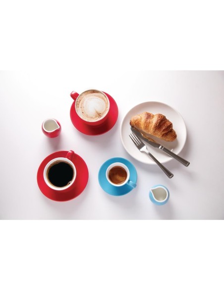 Tasses à espresso Olympia Café rouges 100ml - Lot de 12