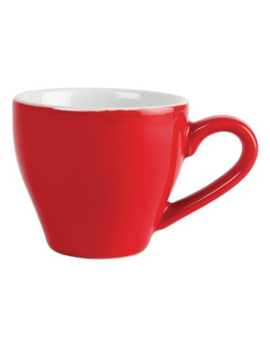Tasses à espresso Olympia Café rouges 100ml - Lot de 12