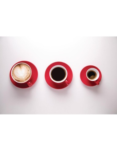 Tasses à espresso Olympia Café rouges 100ml - Lot de 12